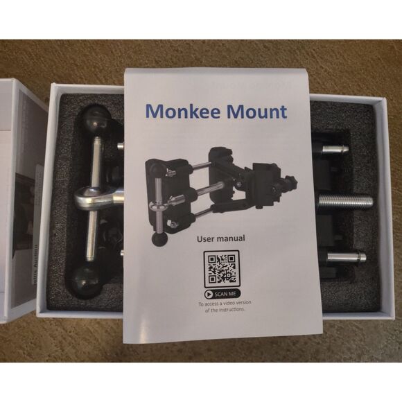 Monkee Mount Massage Gun Holder Mount Hands Free New In Open Box Self Massage - Picture 4 of 7